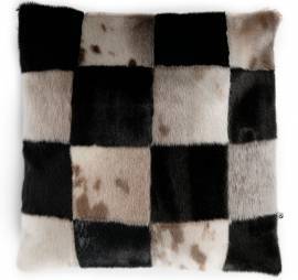 Patch Pudebetr�k, Natur/Sort 40x40