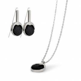 Smykkes�t m. S�lskind - S�lv/Sort