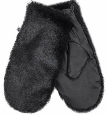 Aput Luffer m. L�der, Sort
