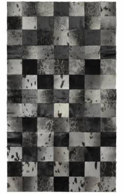 Stort T�ppe Natur/Sort 103 x 195 cm.